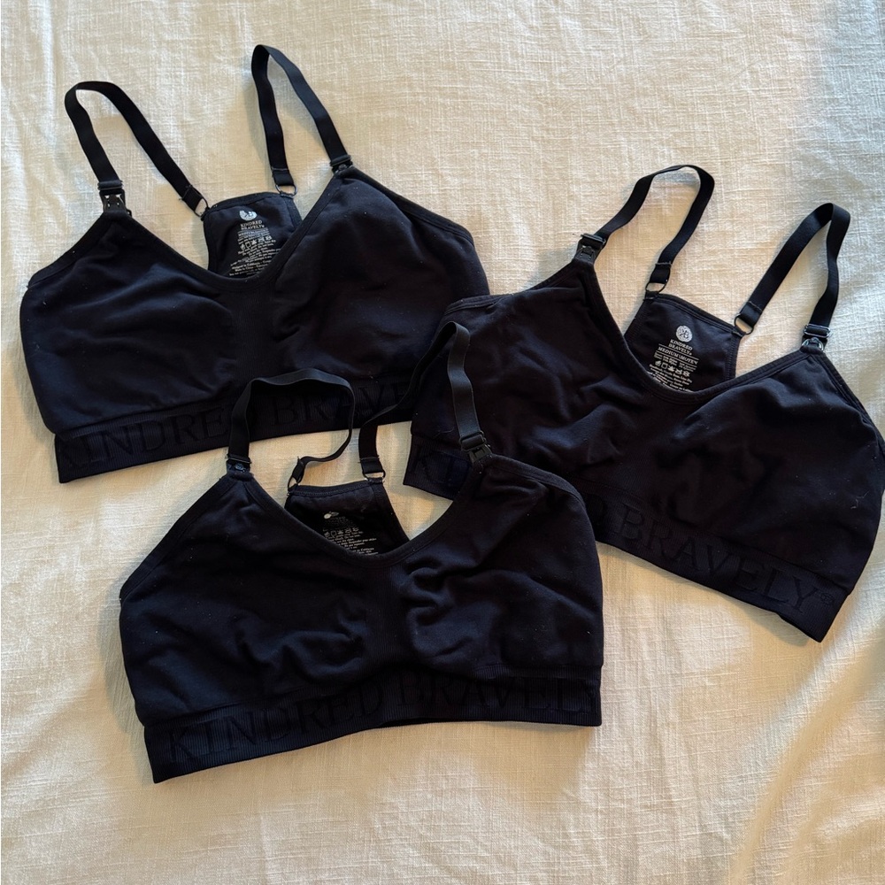 Kindred Bravely Black Nursing Bras